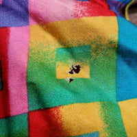 Full Face Slinky, Pull On, Velcro *gc/fair, big & sm holes, hair, threads, rubs, snags, holes, v.frayed & stretched els, unstitched eyes
