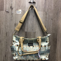 Canopy Canvas Tote Bag, Zipper Top, Shoulder Strap *vgc, clean, mnr stains