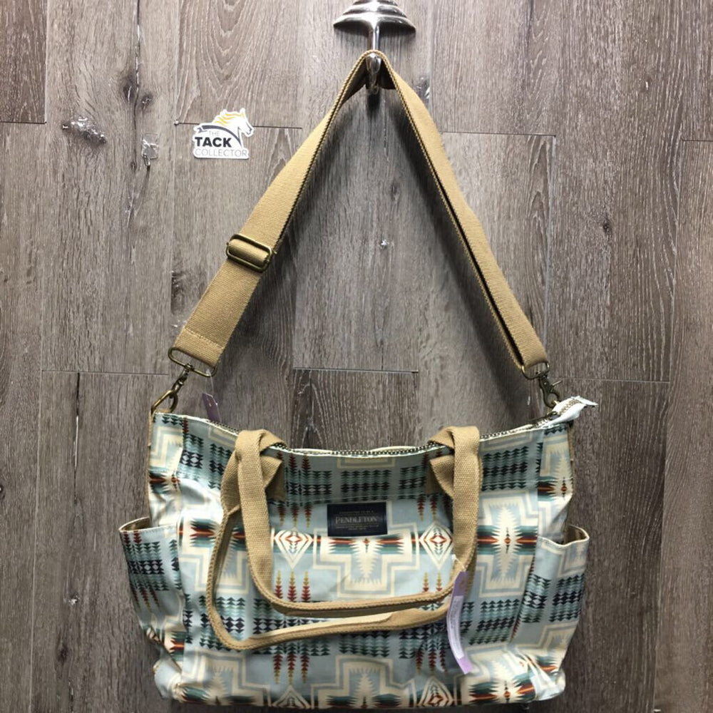 Canopy Canvas Tote Bag, Zipper Top, Shoulder Strap *vgc, clean, mnr stains