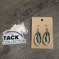 Leather & Turquoise Earrings, bag *new
