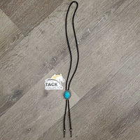 Leather Braided Bolero, Turqoise Slider *xc