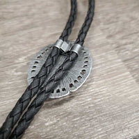 Leather Braided Bolero, Turqoise Slider *xc