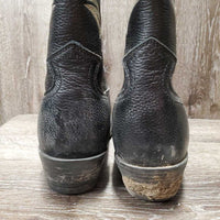 Pr MENS Western Boots *vgc, v.dirty, film, toes: faded & rubs, older?

