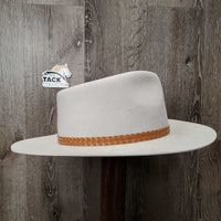 :Clancy" Felt Western - Cowboy Hat *vgc, mnr dirt, brim stains?film