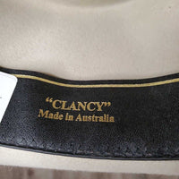 :Clancy" Felt Western - Cowboy Hat *vgc, mnr dirt, brim stains?film