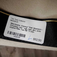 :Clancy" Felt Western - Cowboy Hat *vgc, mnr dirt, brim stains?film