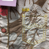 LS Western Shirt, snaps *gc, puckers, folded collar
