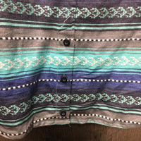 LS Western Shirt *gc, older, mnr curled edges & cuff rubs
