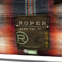 LS Western Shirt, snaps *gc, seam puckers, loose threads, crinkled
