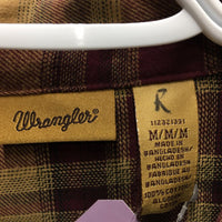 LS Flannel Western Shirt, snaps *vgc
