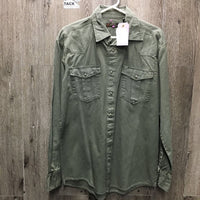 MWNA LS Western Shirt, Snap, tag *new