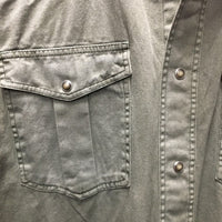 MWNA LS Western Shirt, Snap, tag *new