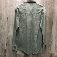 MWNA LS Western Shirt, Snap, tag *new