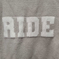 LS Cotton Sweater "Ride" *xc, mnr mair, rubs & pills