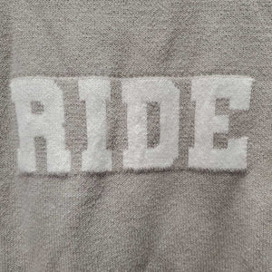 LS Cotton Sweater "Ride" *xc, mnr mair, rubs & pills