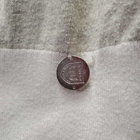 LS Light Cotton Sweater *vgc, pilly, mnr snags, unstitched logo, older
