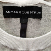 LS Light Cotton Sweater *vgc, pilly, mnr snags, unstitched logo, older
