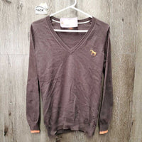 LS V Neck Light Sweater *vgc, mnr hair & pills
