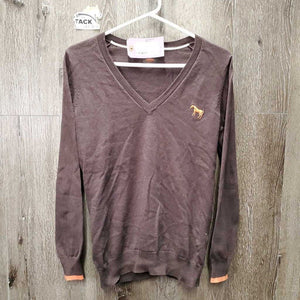 LS V Neck Light Sweater *vgc, mnr hair & pills