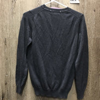 LS V Neck Wool Sweater *gc, rubs, pilly, mnr hair