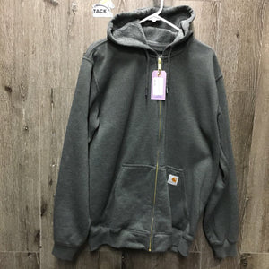 MENS Hvy Sweatshirt Hoodie Jacket, Zipper *like new
