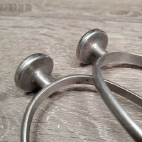 Rounded Edge Flat Wide Spurs *gc, scuffs, rubs, faded, scratches, dull