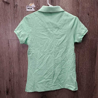 SS Polo Shirt, 1/2 Button Up "Team Spruce Meadows", tag *new