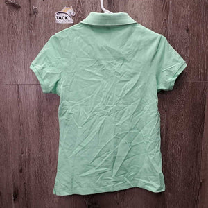 SS Polo Shirt, 1/2 Button Up "Team Spruce Meadows", tag *new