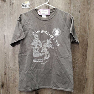 SS Shirt "Jump With Hope" *gc, discolored/stains