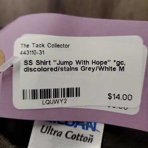 SS Shirt "Jump With Hope" *gc, discolored/stains