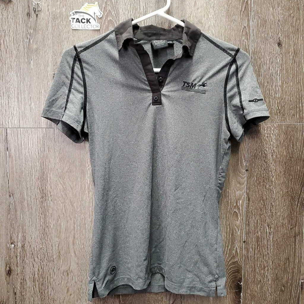SS Polo Shirt, 1/4 Button Up 
