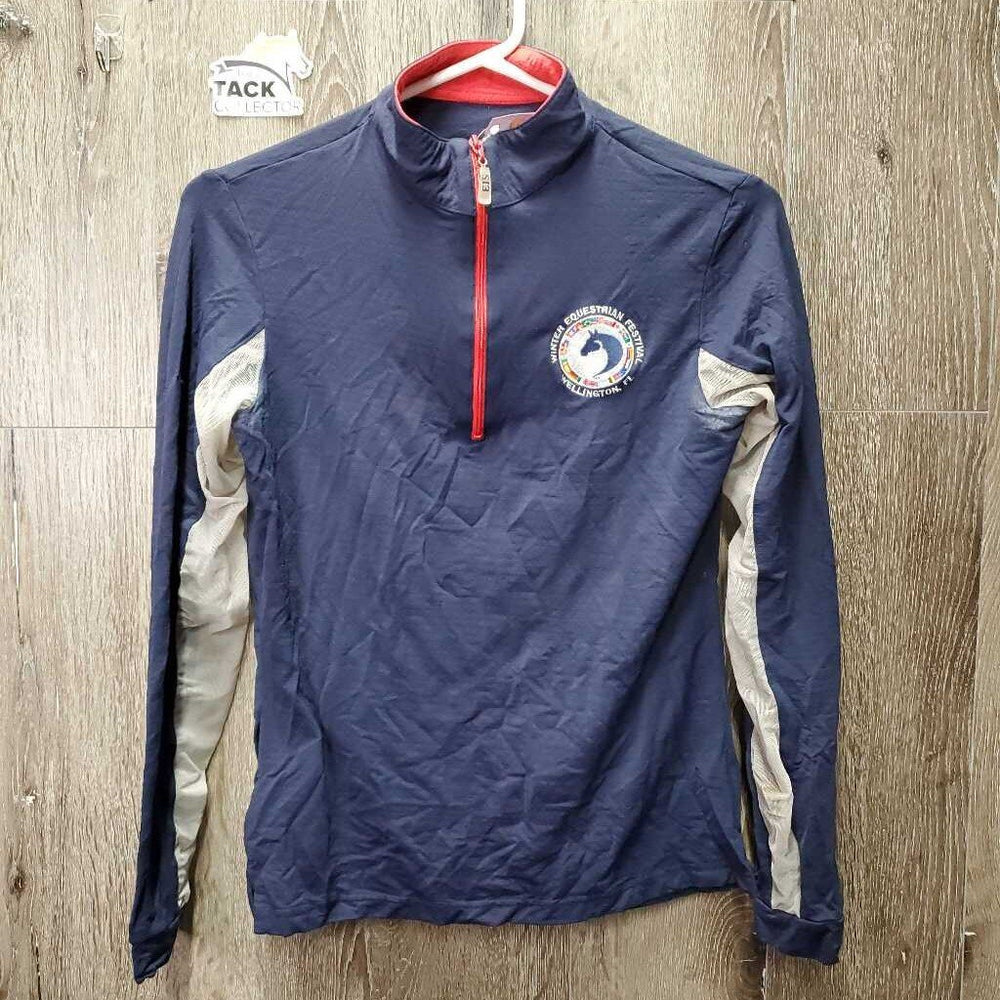 LS Sun Shirt, 1/2 Zip Up, Mesh Sleeves 