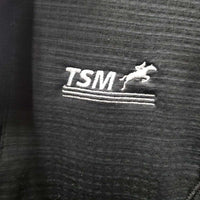 LS Fleece Lined Shirt, 1/3 Zip Up "Team Spruce Meadows" *gc, rubs, pills, older?