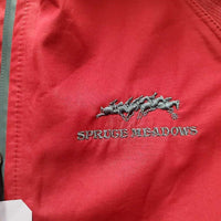 Rain Jacket Hood, Zipper "Spruce Meadows" *vgc, clean, v.wpf, stained cuffs, taped seams