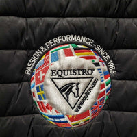 Light Puffy Jacket, Zipper "Equostro" *gc, mnr stains, burn holes & cuff rubs