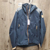 Light Rain Jacket, Hood, Zipper *vgc, clean, v.wpf, peeling label, mnr pills
