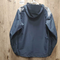 Light Rain Jacket, Hood, Zipper *vgc, clean, v.wpf, peeling label, mnr pills
