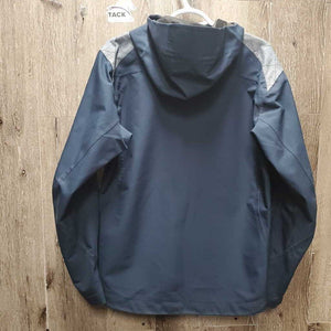 Light Rain Jacket, Hood, Zipper *vgc, clean, v.wpf, peeling label, mnr pills