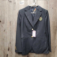 Light Merino Wool Show Jacket "Spruce Meadows" *vgc, older, v.mnr stain & hair
