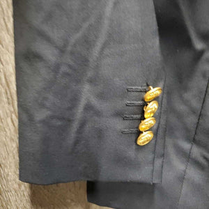 Light Merino Wool Show Jacket "Spruce Meadows" *vgc, older, v.mnr stain & hair