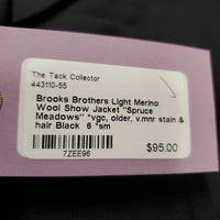 Light Merino Wool Show Jacket "Spruce Meadows" *vgc, older, v.mnr stain & hair