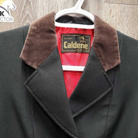 Vintage Dressage Show Jacket, Velvet Collar *vgc, button hole threads, cuffs: puckers, rubs & pills
