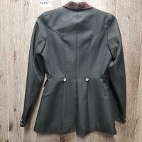 Vintage Dressage Show Jacket, Velvet Collar *vgc, button hole threads, cuffs: puckers, rubs & pills
