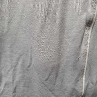 LS Sun Show Shirt, 1/4 Button Up, snap collar, mesh sleeves *gc, pit stains, rubs, mnr snags, crinkled collar
