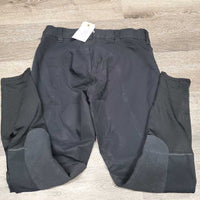 Euro Seat Breeches *gc, snags, rubs & pills, loose threads
