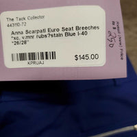 Euro Seat Breeches *xc, v.mnr rubs?stain

