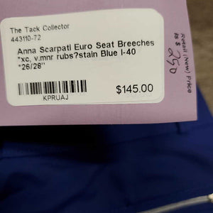 Euro Seat Breeches *xc, v.mnr rubs?stain