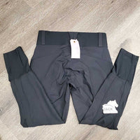 Light Pull On Riding Tight Breeches, Mesh Sides & Waist *gc/fair, loose threads, unstitched waist seam, v.peeled knees
