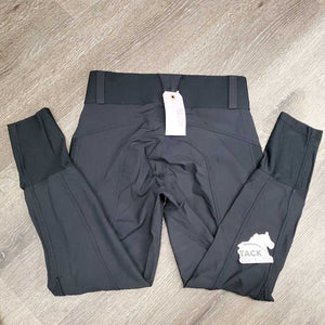 Light Pull On Riding Tight Breeches, Mesh Sides & Waist *gc/fair, loose threads, unstitched waist seam, v.peeled knees