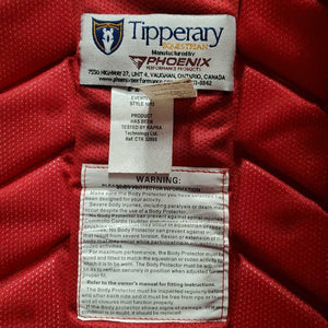 JUNIORS Sm Cell Safety Vest, Zipper, Side Laces *Sept, 2011 *xc, clean, mrn rubs & pills, ?replaced laces